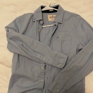 Hollister Blue button down shirt